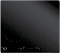 Варочная панель стеклокерамика 4-х конфорочная встраиваемая, LEX EVH 640 BL